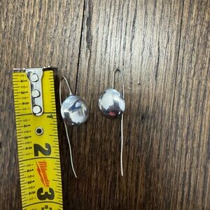 Silver Teardrop Earrings